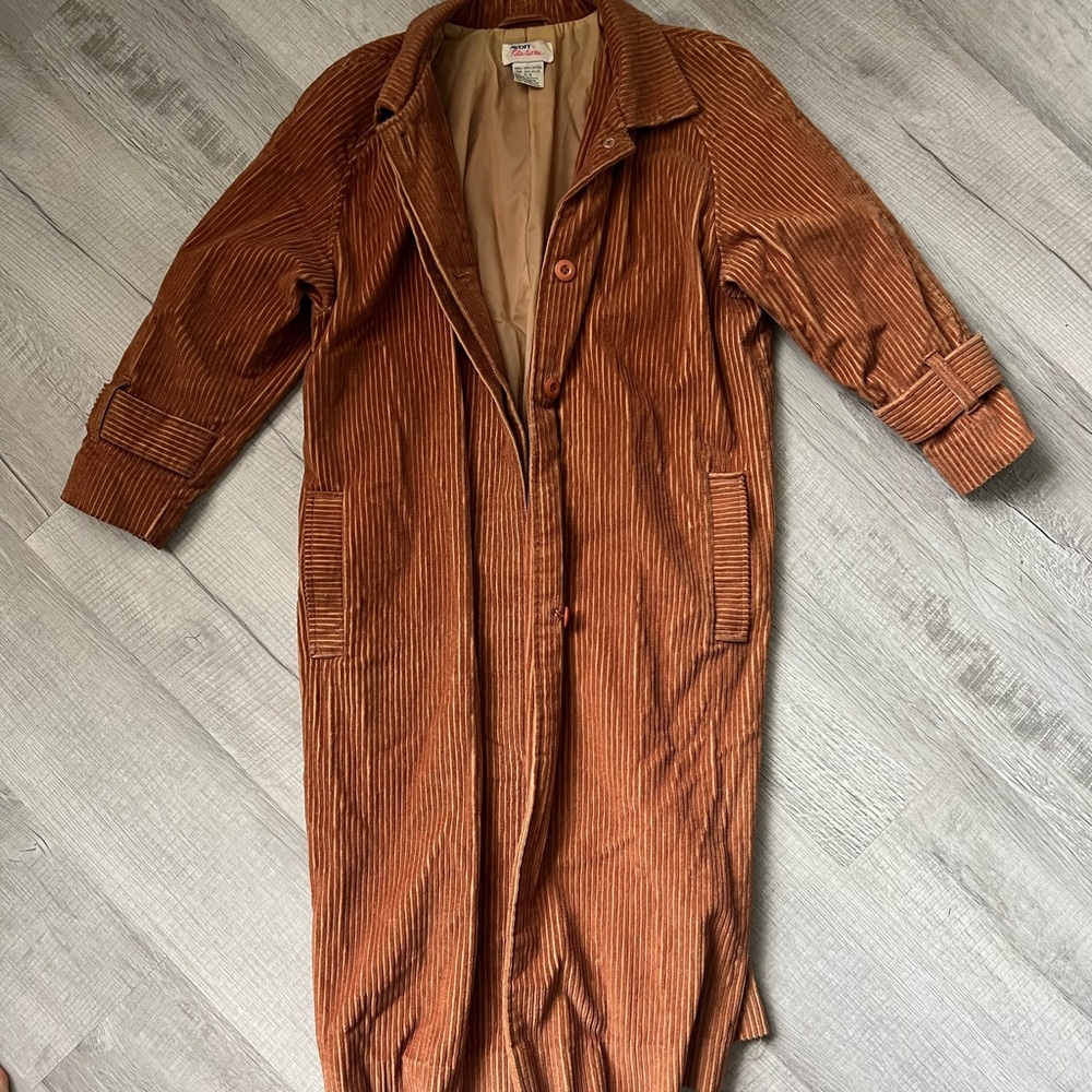 Vintage Long Coat women’s corduroy